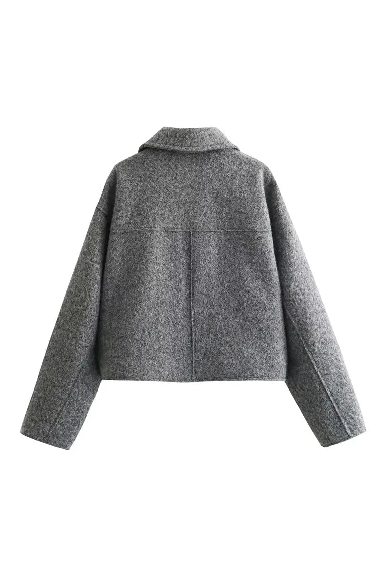 Chaqueta corta - GRIS